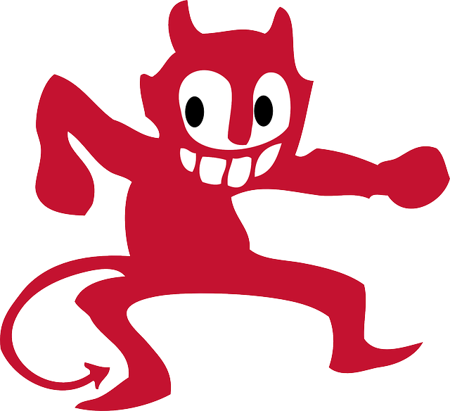 Red, Dance, Icon, Symbol, Dancing, Devil, Imp, Satan - Devil Clip Art (640x584)