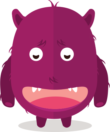 Cute Fun Monster Clipart - Fun Monster (362x432)