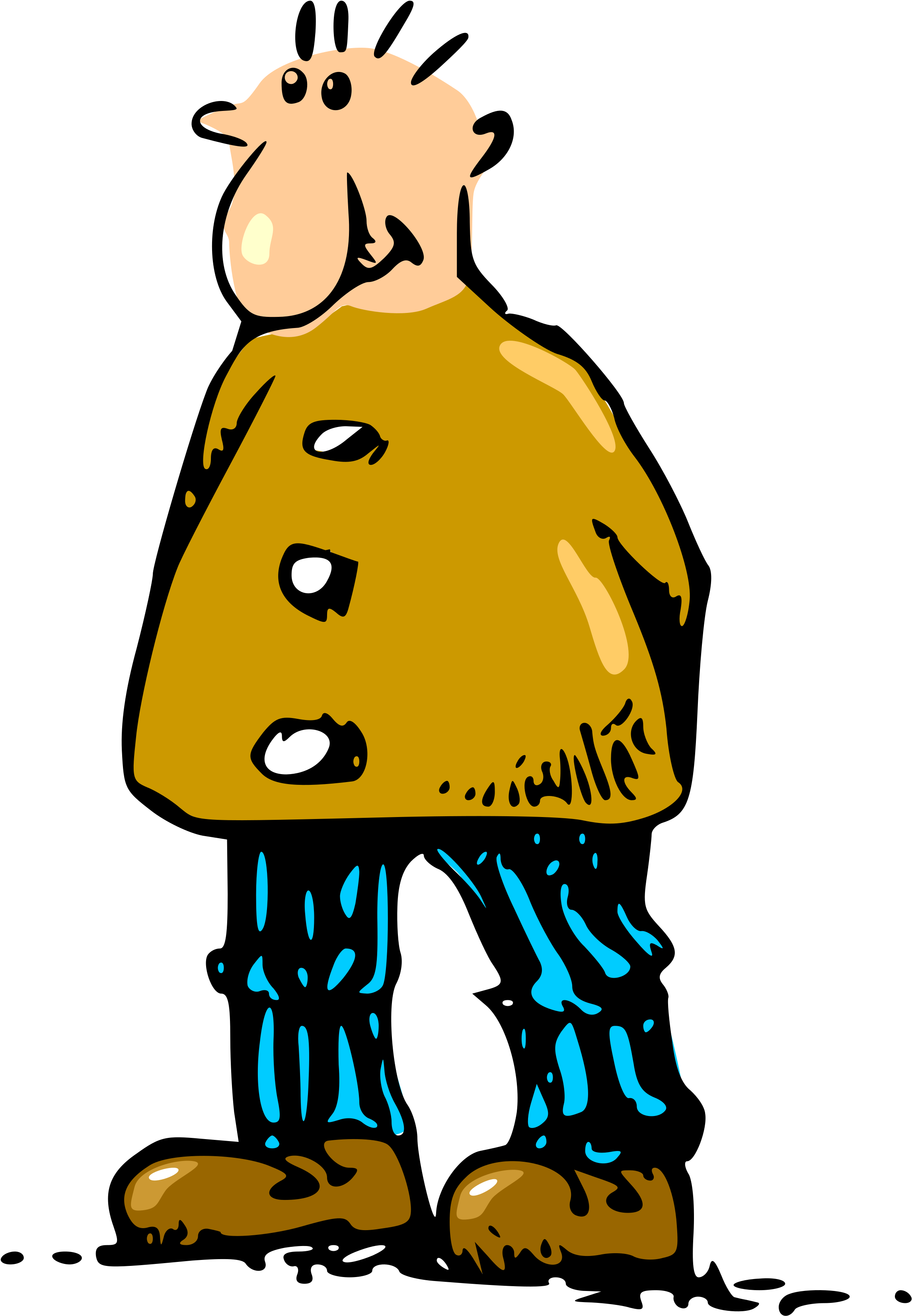 Cartoon Man Svg Vector File, Vector Clip Art Svg File - Cartoon Man Clipart (2400x3313)