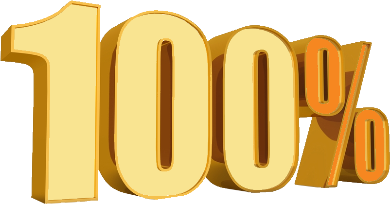 Image Result For 100% Attendance - 100% Пнг (883x507)