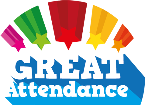 Classes With 100% Attendance - Attendance Badge Transparent Clipart (520x520)