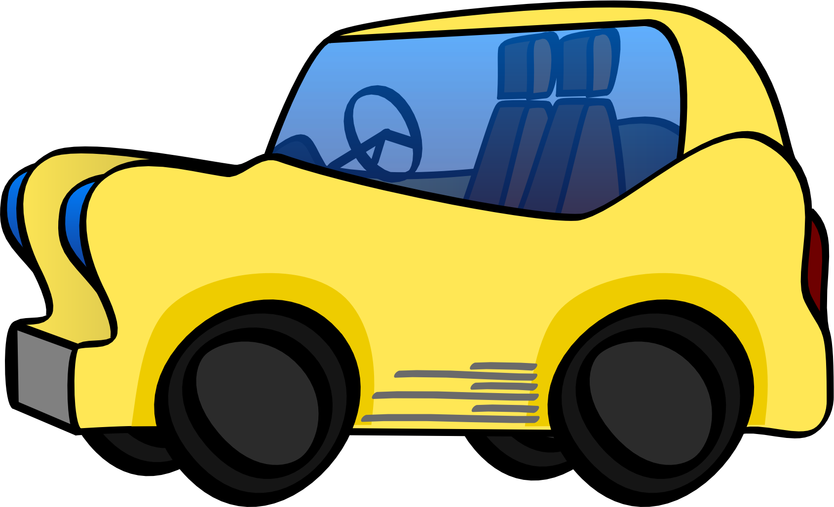 Big Image - Car Toon Png (1690x1028)