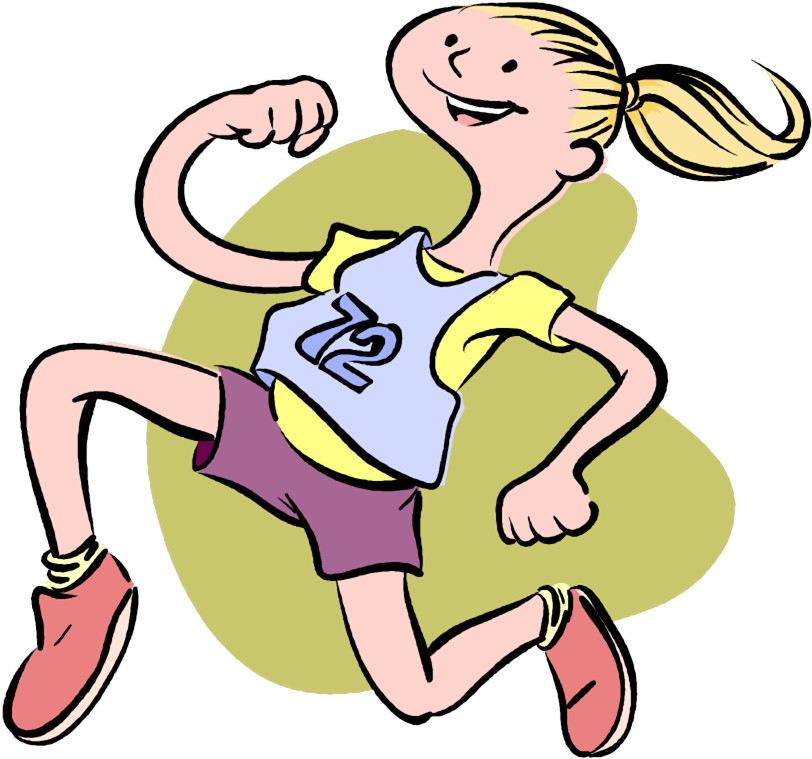 Fun Run Clip Art Clipart - Free Clipart Running (824x771)