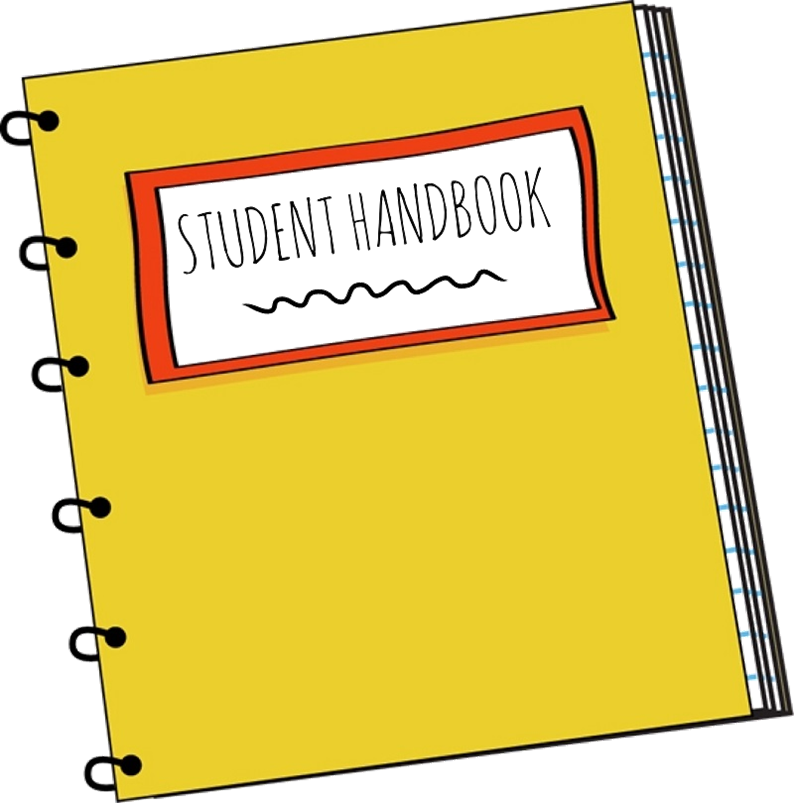 Handbook - Student Handbook Clipart (794x803)