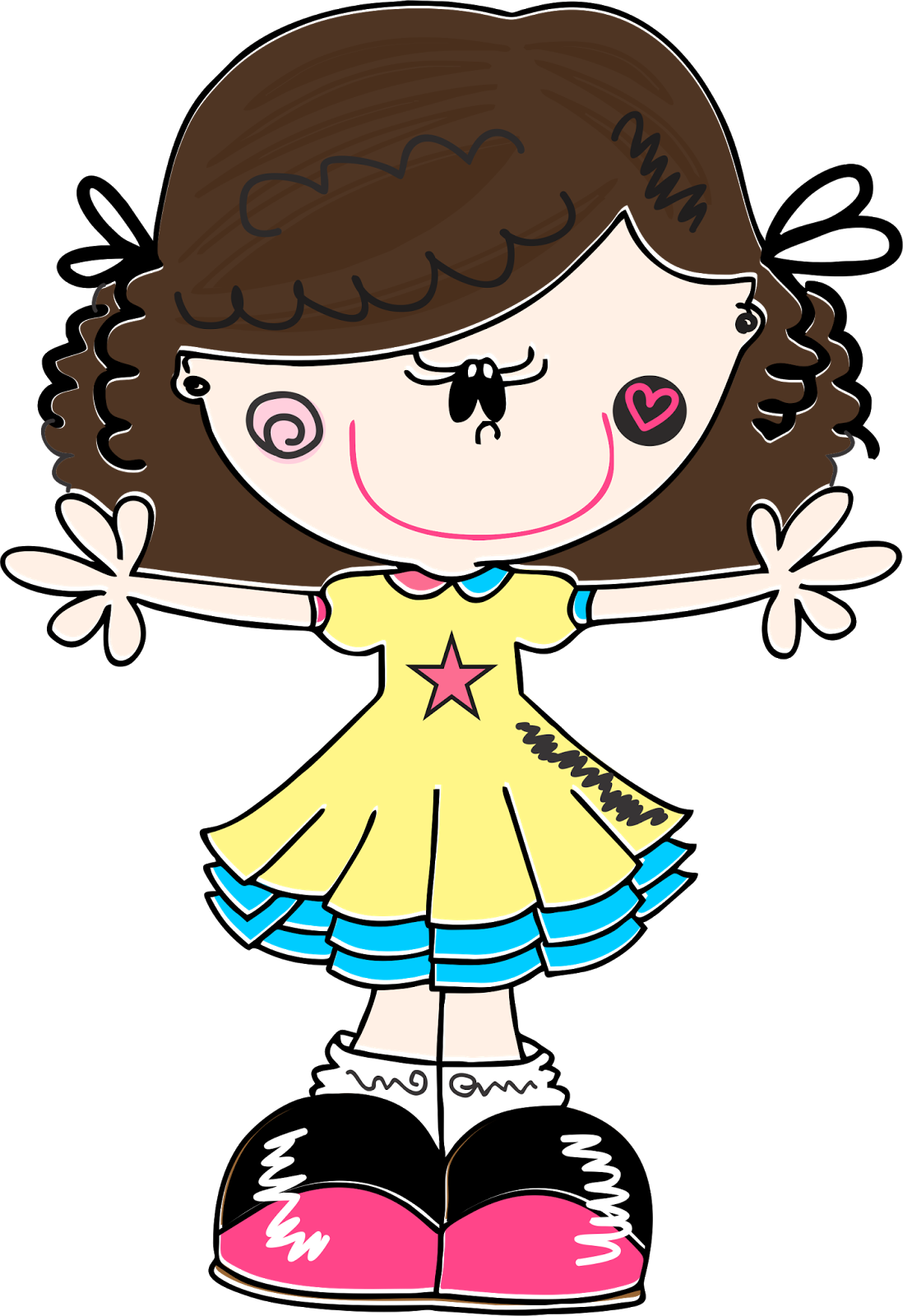 Bonecas * Meninas - Drawing (1098x1600)