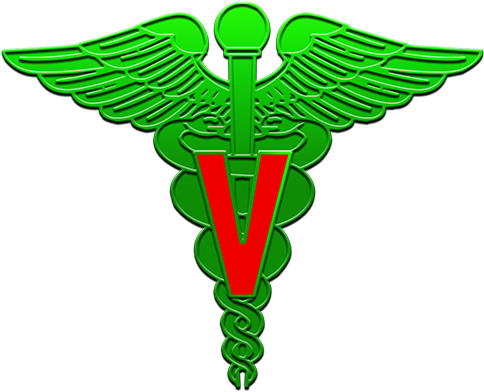 Veterinarian Caduceus Clip Art - Veterinary Symbol Png (512x512)
