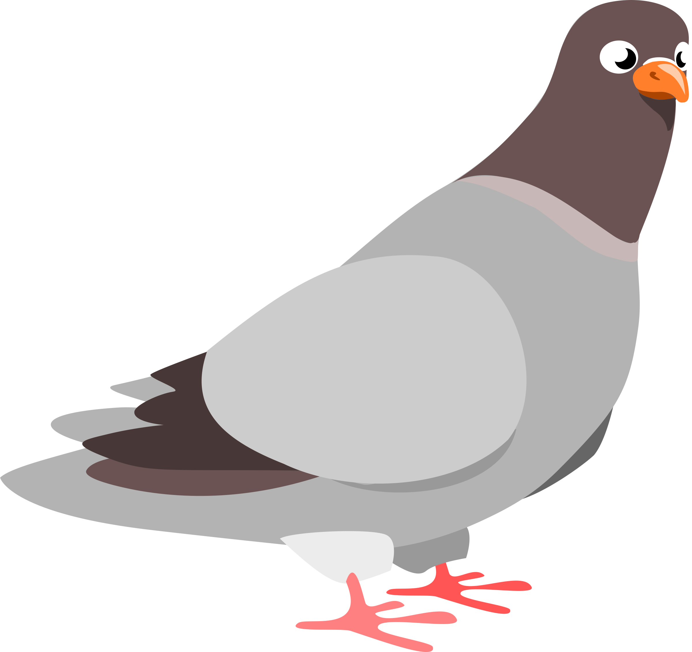 Pigeon Clip Art - Clipart Pigeon (2400x2263)