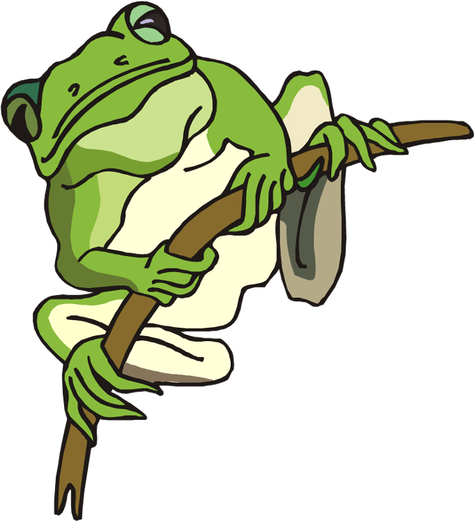 Free Frog Clipart - Frog Tile Coaster (688x750)