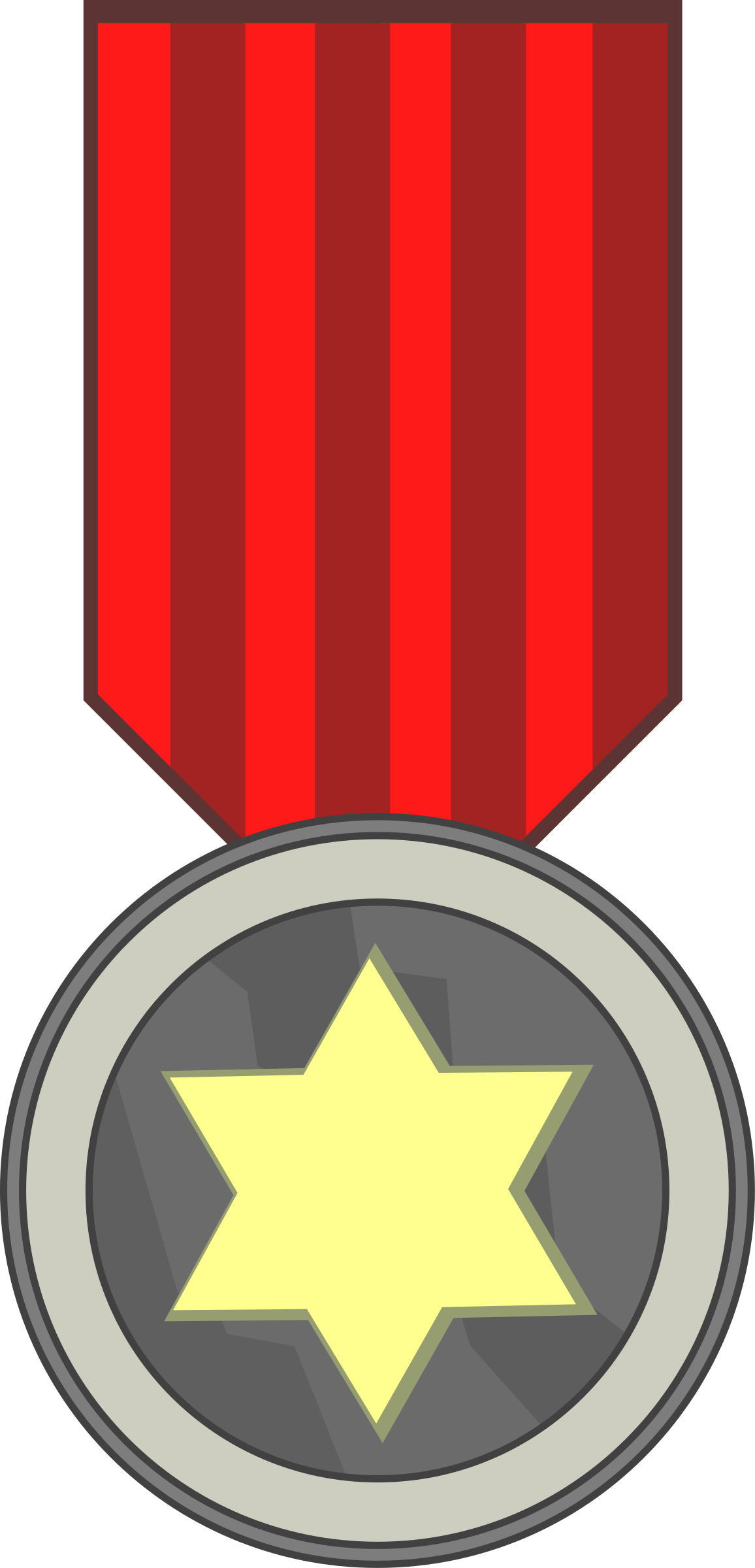 Big Image - Star Medal Clipart (1156x2400)