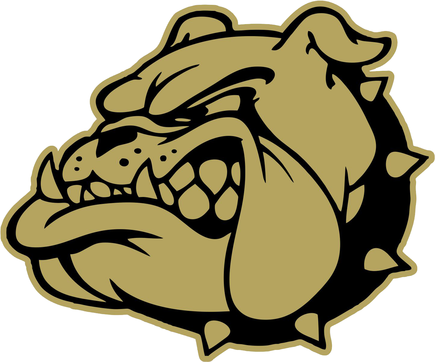 Brady Bulldogs - Bulldog High School Mascot (1498x1254)