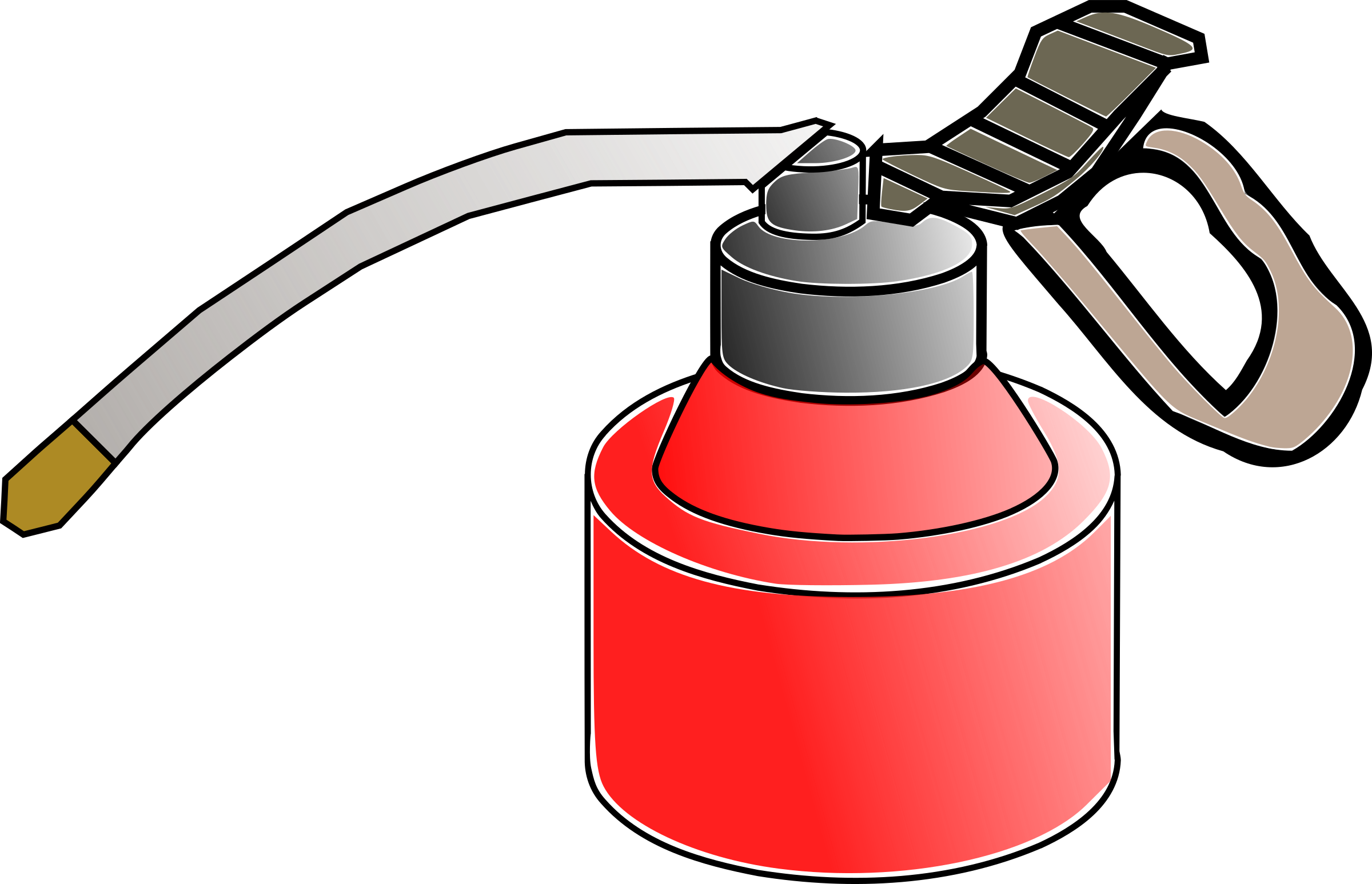 Clipart Of Oil Can Clipground - Clip Art Oil Can (2400x1547)