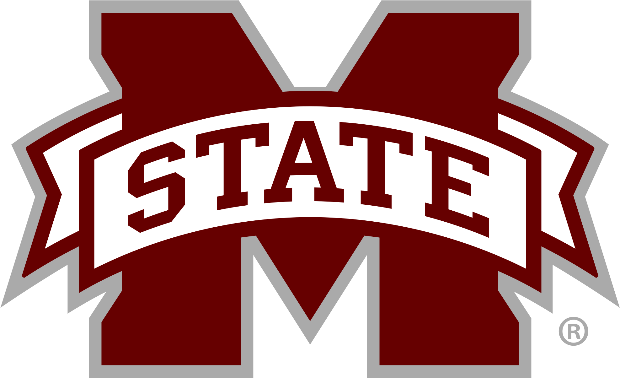 320 × 196 Pixels - Mississippi State Football Logo (2000x1224)