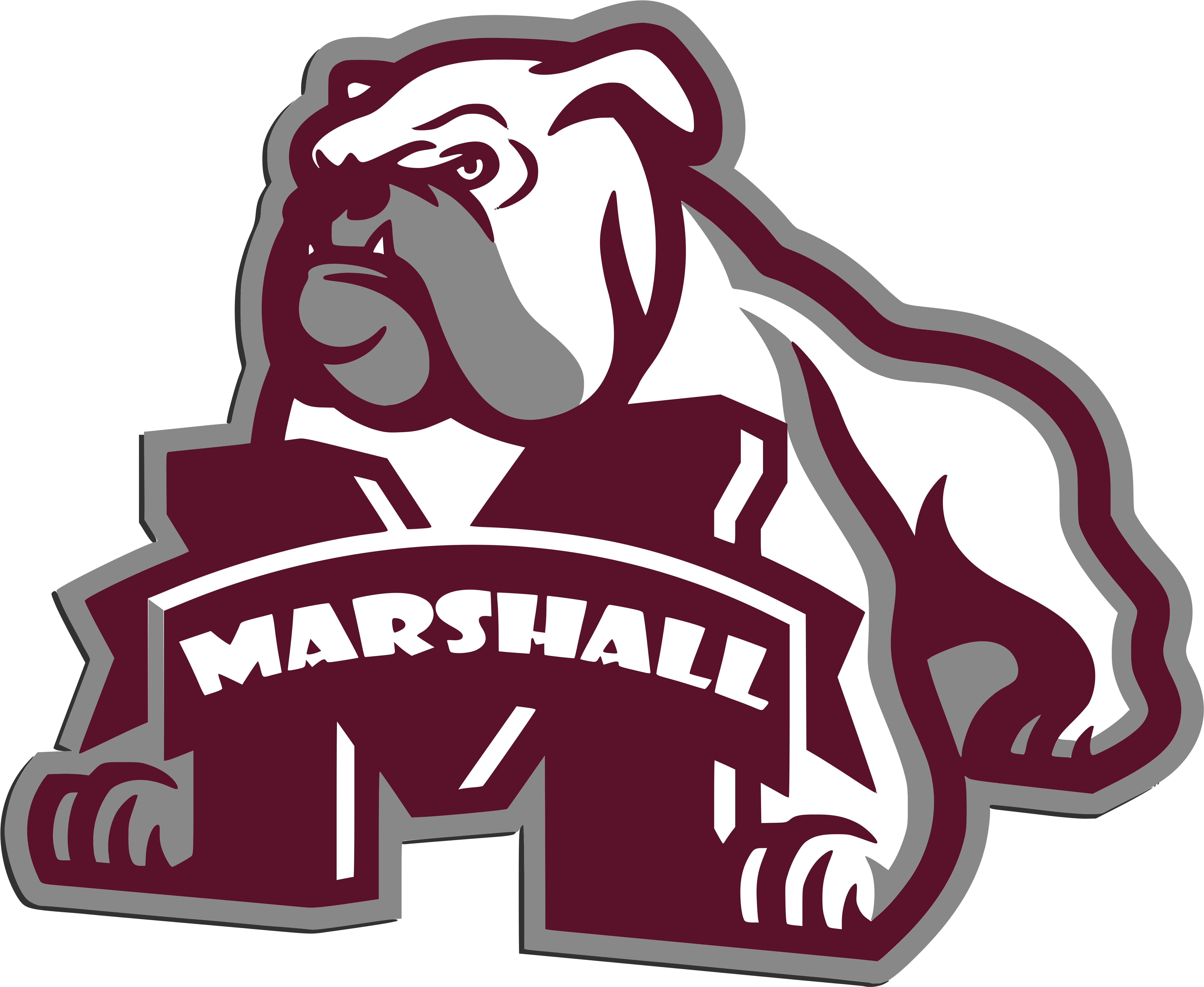 Marshall Elementary School - Mississippi State University Mascot (6000x4737)