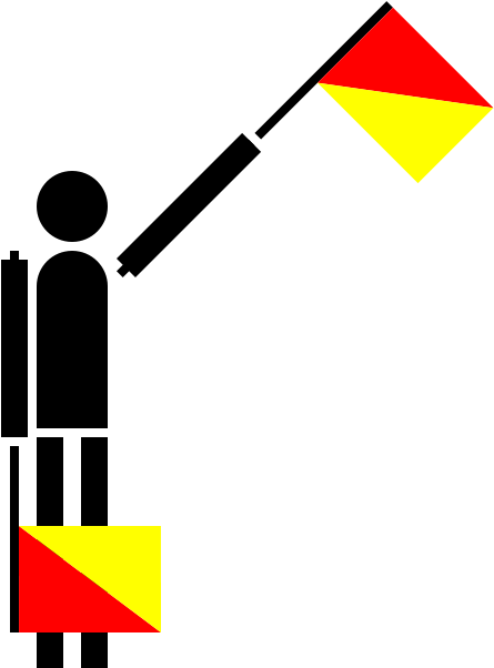 Similar Clip Art - Semaphore Flags (800x728)