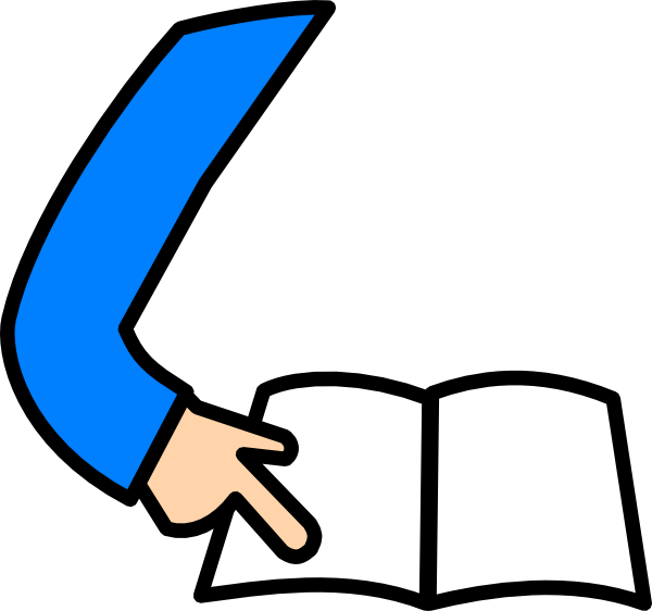 Student Reading Clip Art At Vector Clip Art - Reading Clip Art (600x562)