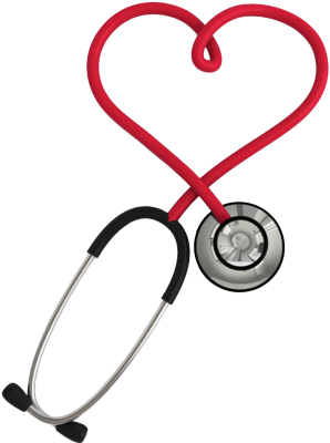 Stethoscope Heart Clipart Heart Stethoscope Images - Heart Stethoscope Png (306x400)