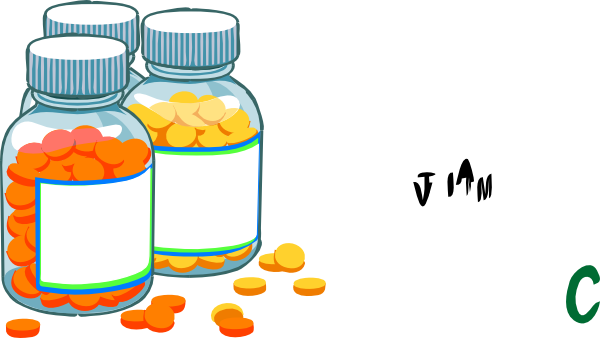 Medicine Bottle Clip Art - Medicine Clipart (600x338)