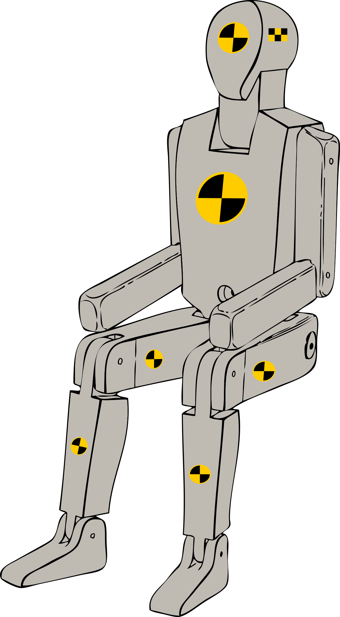 Big Image - Crash Test Dummy Png (1324x2400)