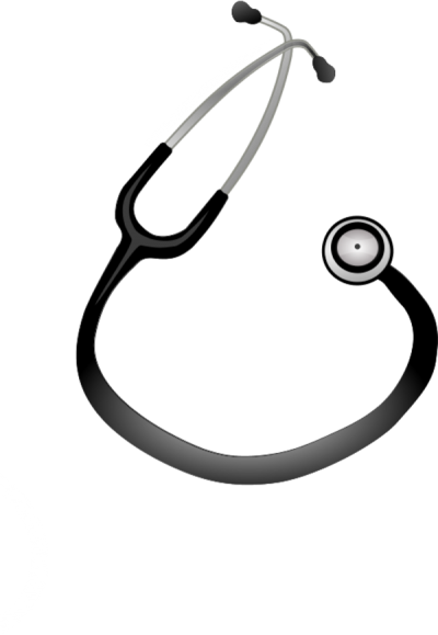 Doctor Stethoscope Medical Heart Beet Monitoring Vector - Stethoscope (400x579)