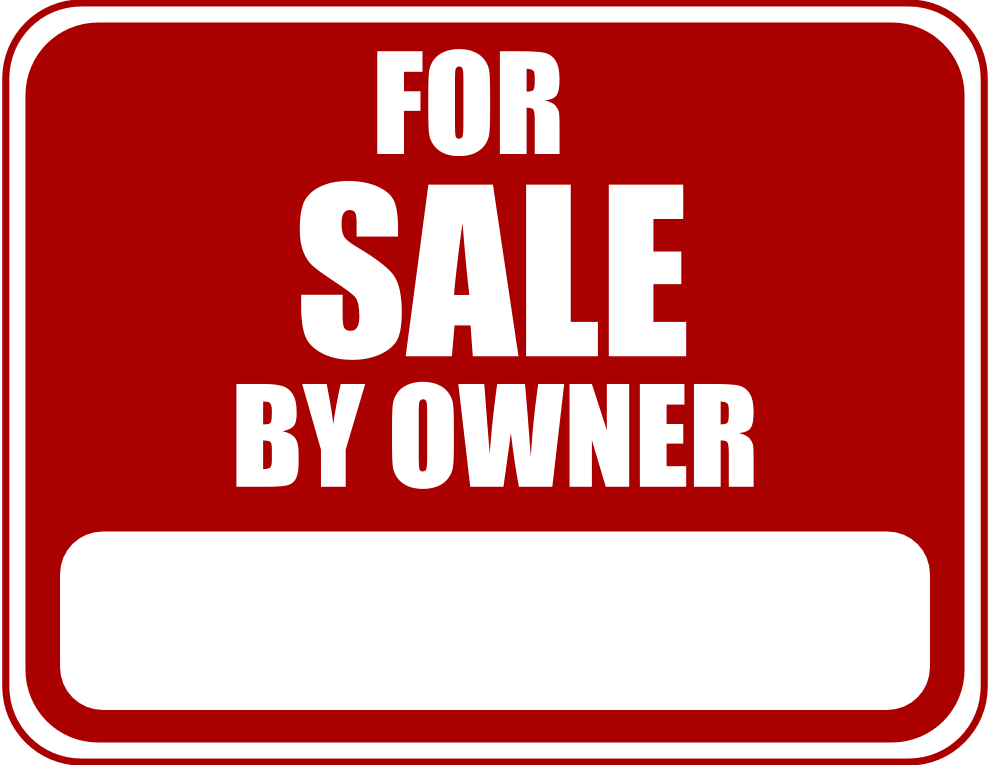 Clip Art Car Sale Ads Clipart - Sale By Owner Sign Transparent (990x765)