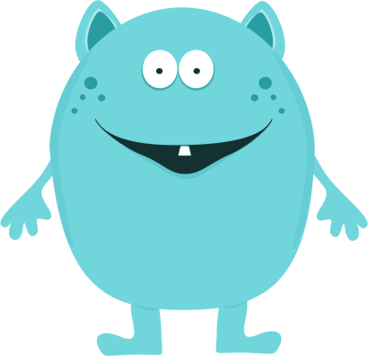 Cute Monster Clipart Cute Monster Clip Art Cute Monster - Blue Monster Clip Art (728x703)