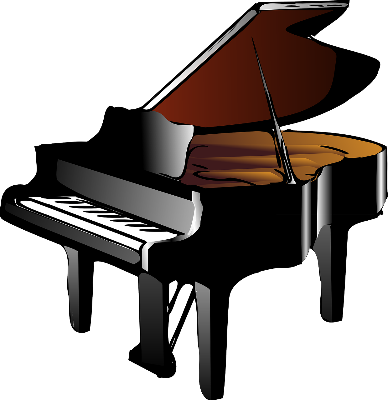 Clipart Super Idea Piano Clipart Clip Art Free Vector - Yamaha Cx1 Piano (2322x2400)