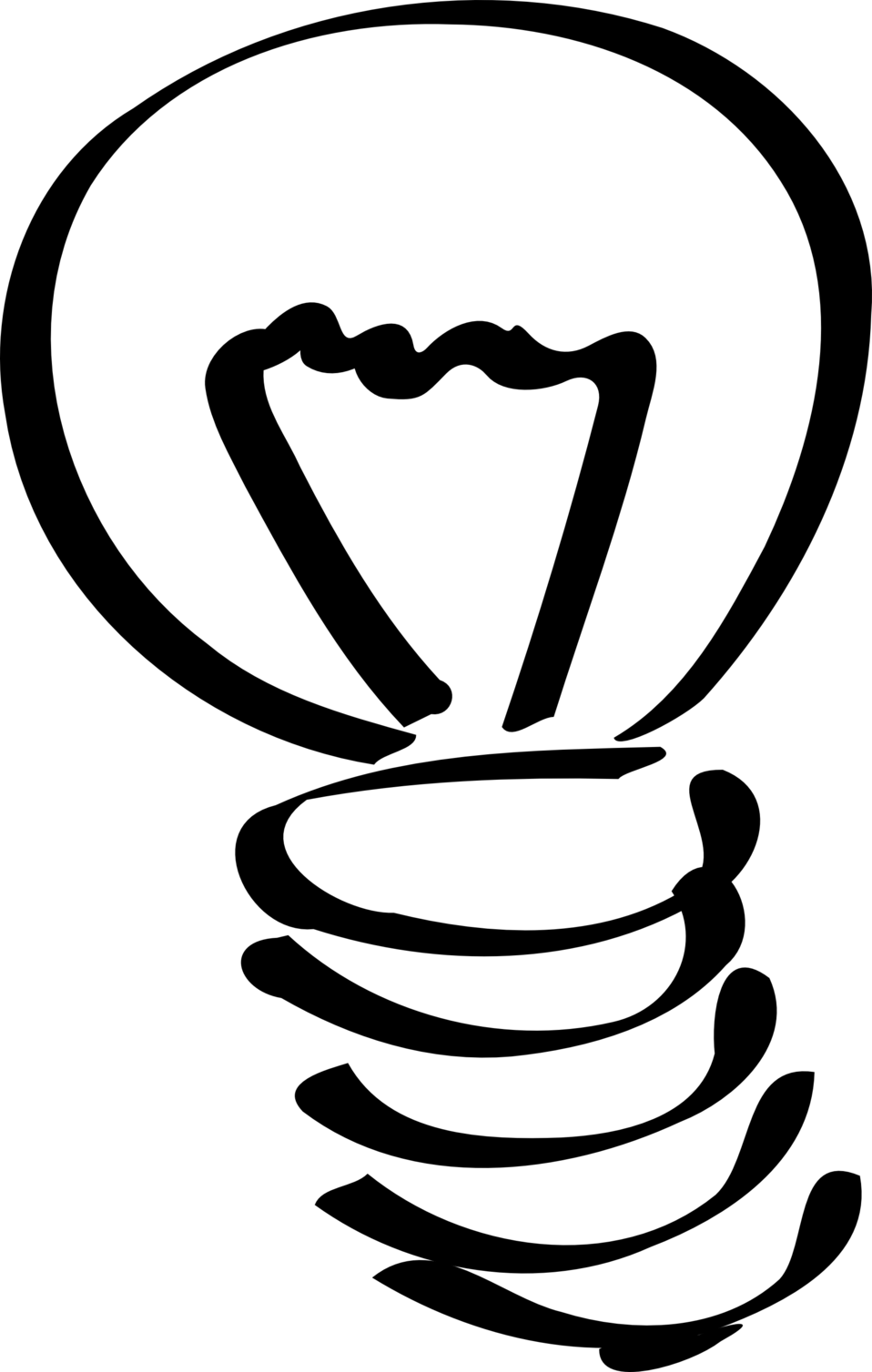 Heart Shapes Pictures - Light Bulb Sketch (958x1508)