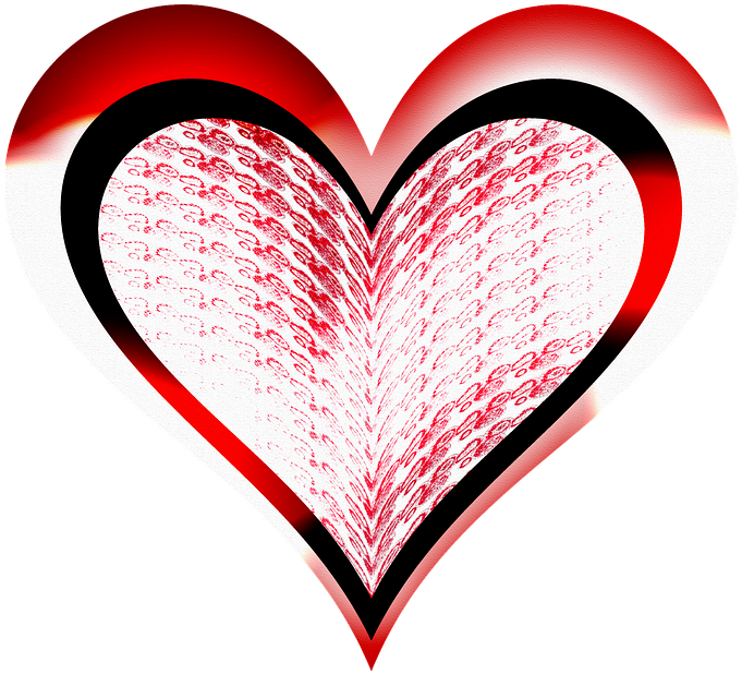 Heart Love St Valentin Valentine Hearts Red - Valentine's Day (720x720)