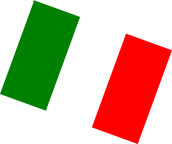 Italian Flag Clipart Png (600x504)