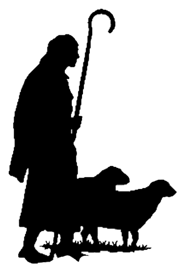 Pastors Lake Region Conference - Shepherd Silhouette Clip Art (377x554)