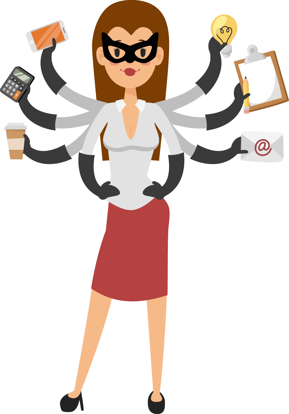 Secretaries Conference - Business Woman Super Hero (952x1362)