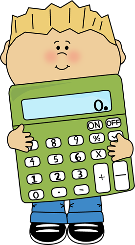 Boy Holding A Giant Calculator Free Clipart - My Cute Graphics Math (276x500)