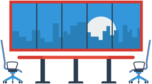 Flexible Meeting Spaces - Meeting Room Logo Png (499x277)