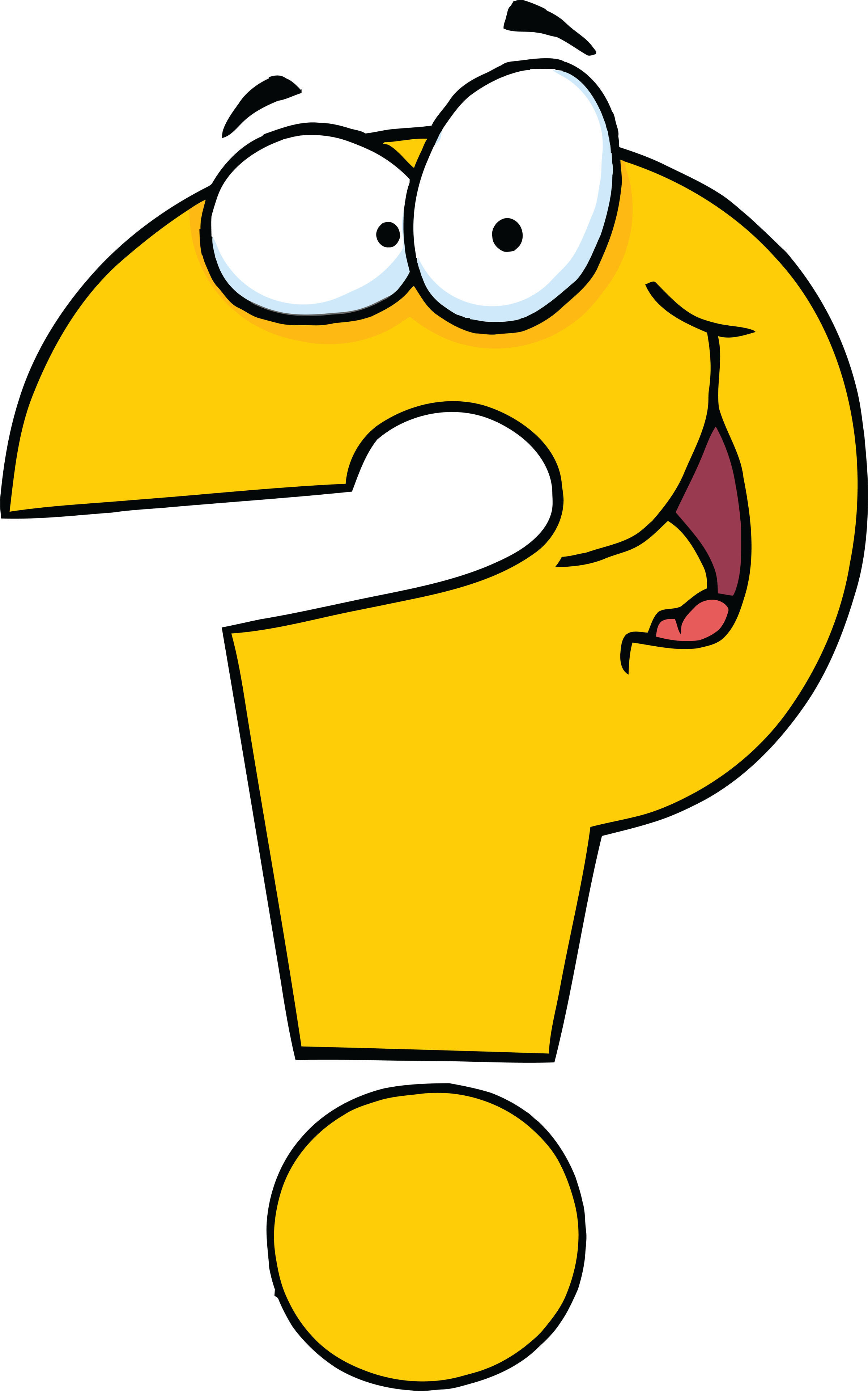 Clip Arts Related To - Question Mark Cartoon (2400x3844)