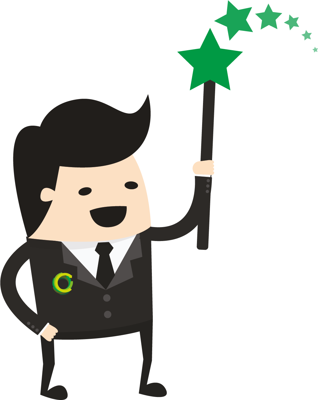 Bâton Magie - Jefe Y Empleado Png (1050x1347)