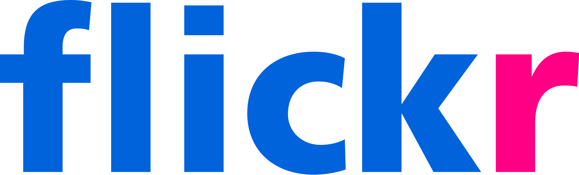 Flickr Logo Png (2000x607)