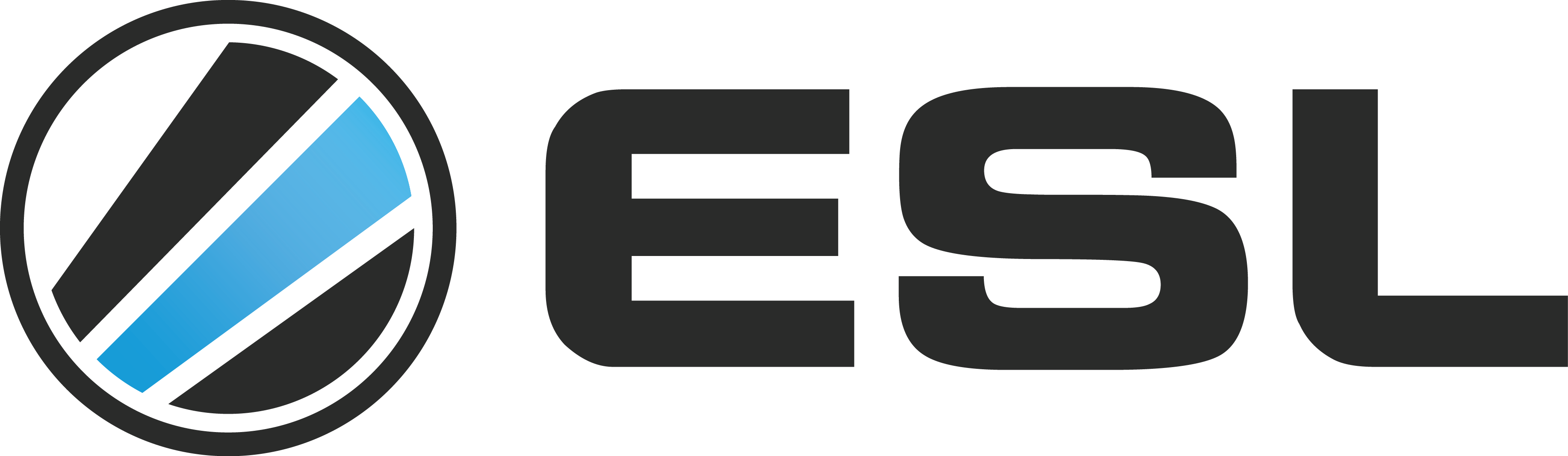 The World's Largest Esports Company, Esl, Is Happy - Esl Logo Png (3667x1067)