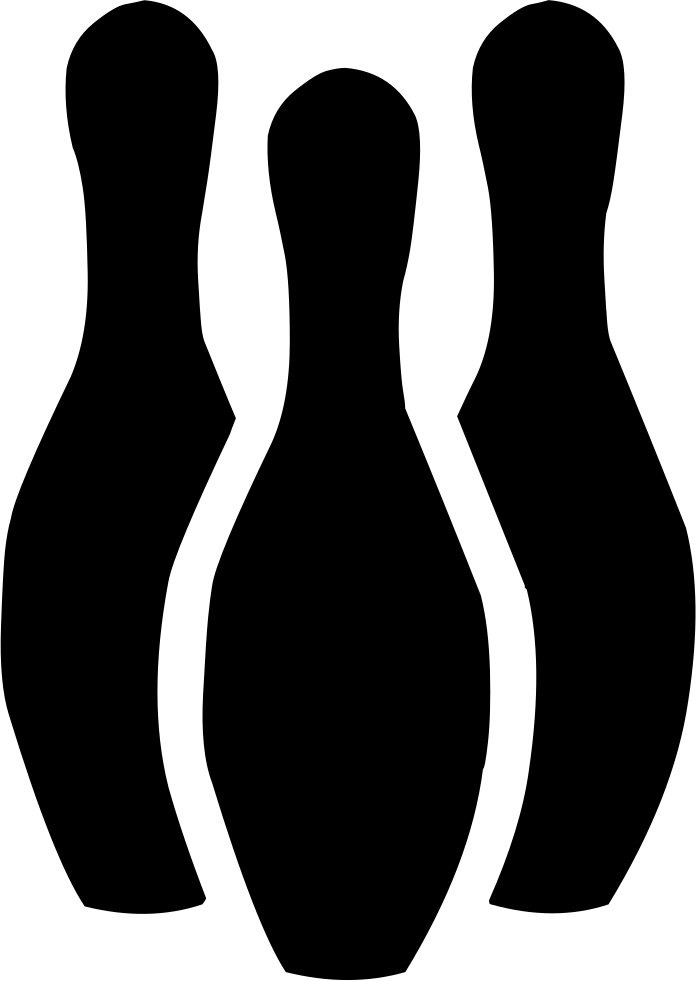 Bowling Silhouette Svg Png Icon Free Download - Ten Pin Bowling Silhouette (696x981)