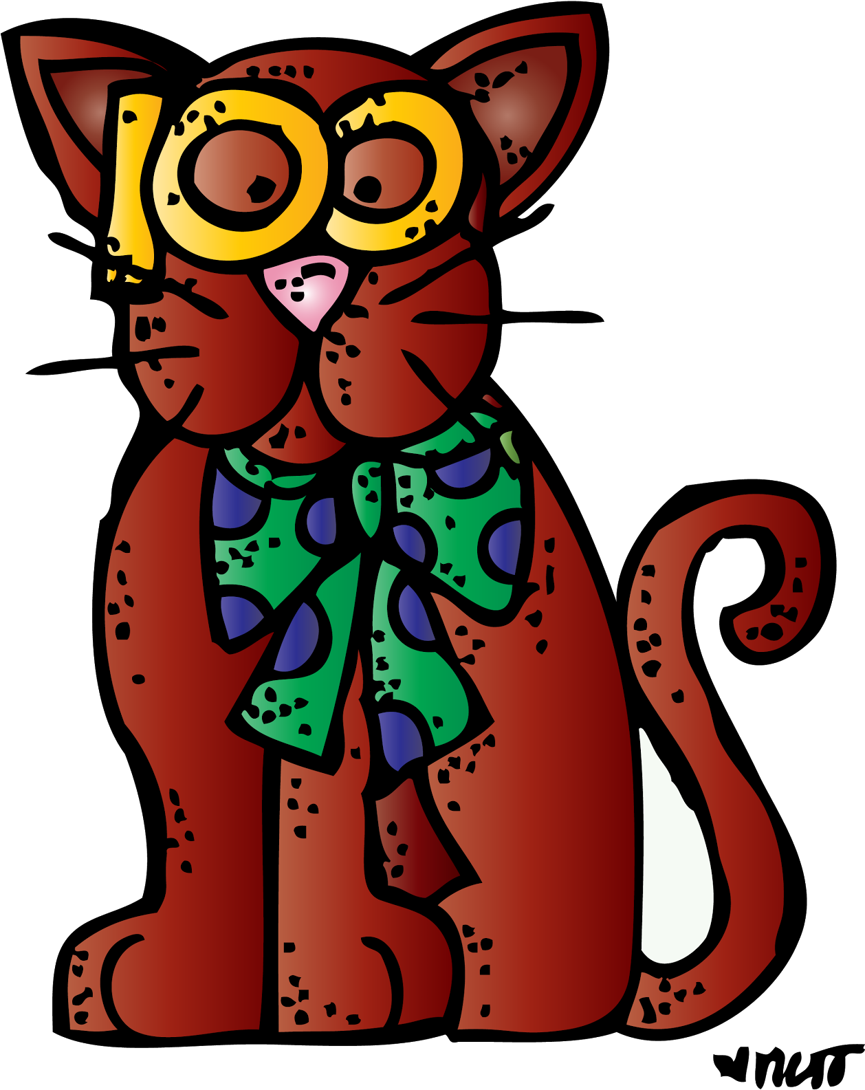 Free February Behavior Chart - 100th Day Clipart Melonheadz (1257x1600)