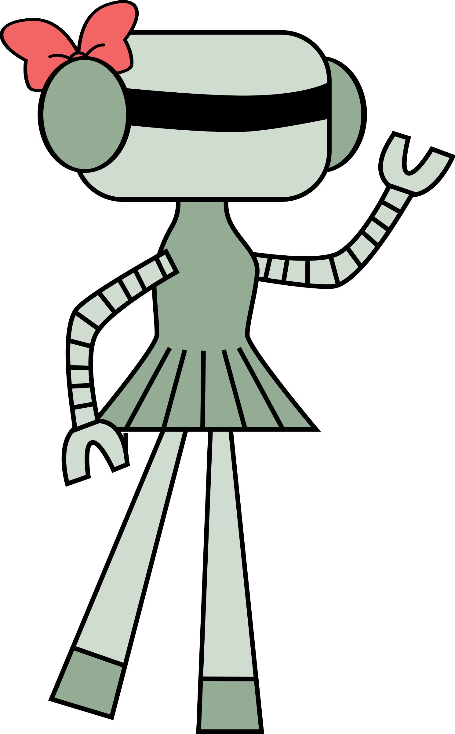 Political Flavors » Feminist Coffee Hour Episode Five - Girl Robot Clipart (1490x2400)