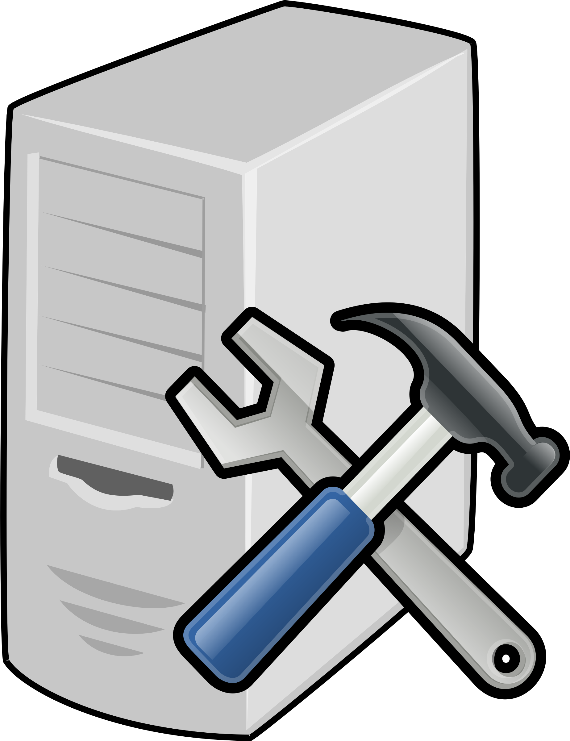 Tool Software Server Clip Art - Tool Software Server Clip Art (1952x2400)