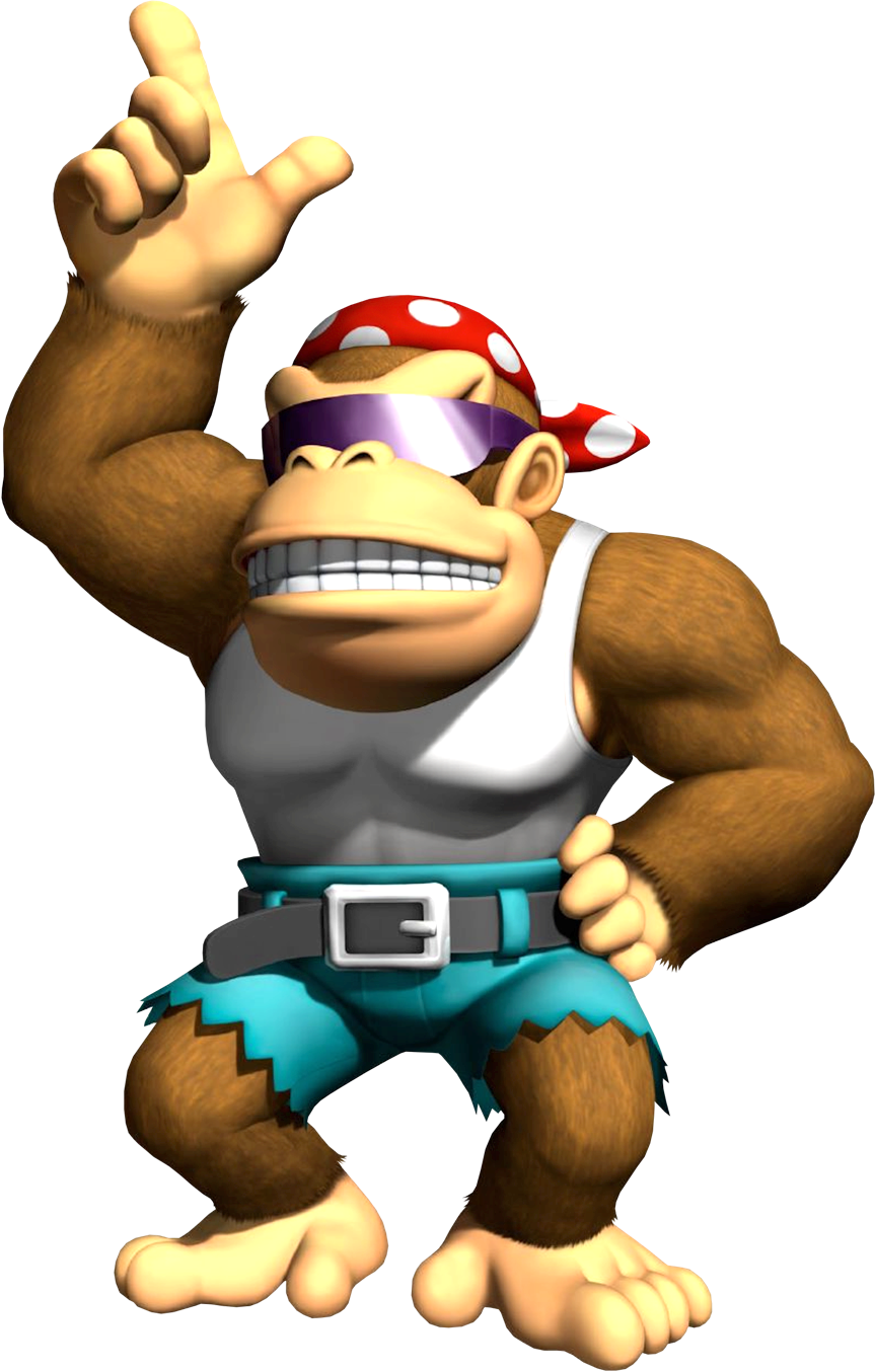 Funky Kong Artwork - Funky Kong Gif (863x1354)
