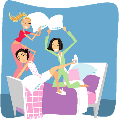 Slumber Clipart Clipart Panda Free Clipart Images - Slumber Party Clipart (392x400)