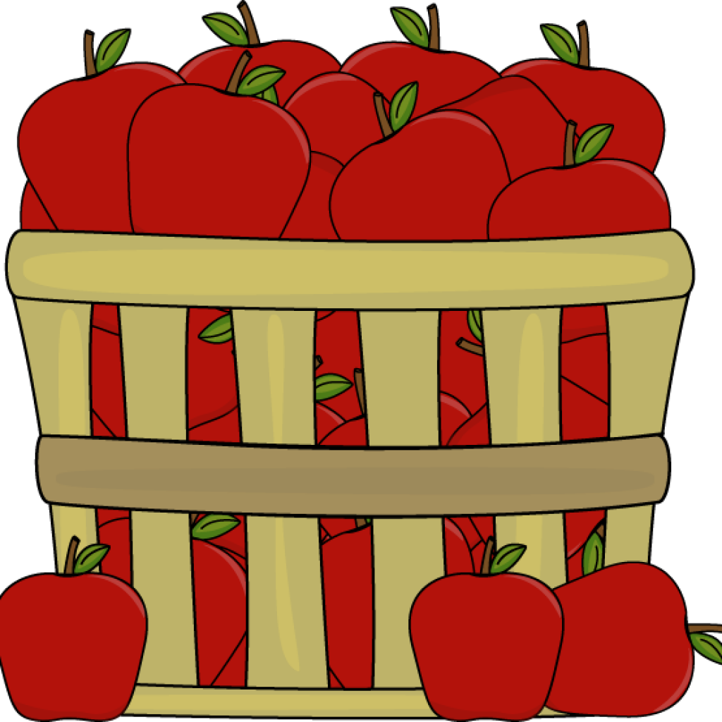 Apple Basket Clipart Apples In A Basket Clip Art Apples - Basket Of Apples Clipart (1024x1024)