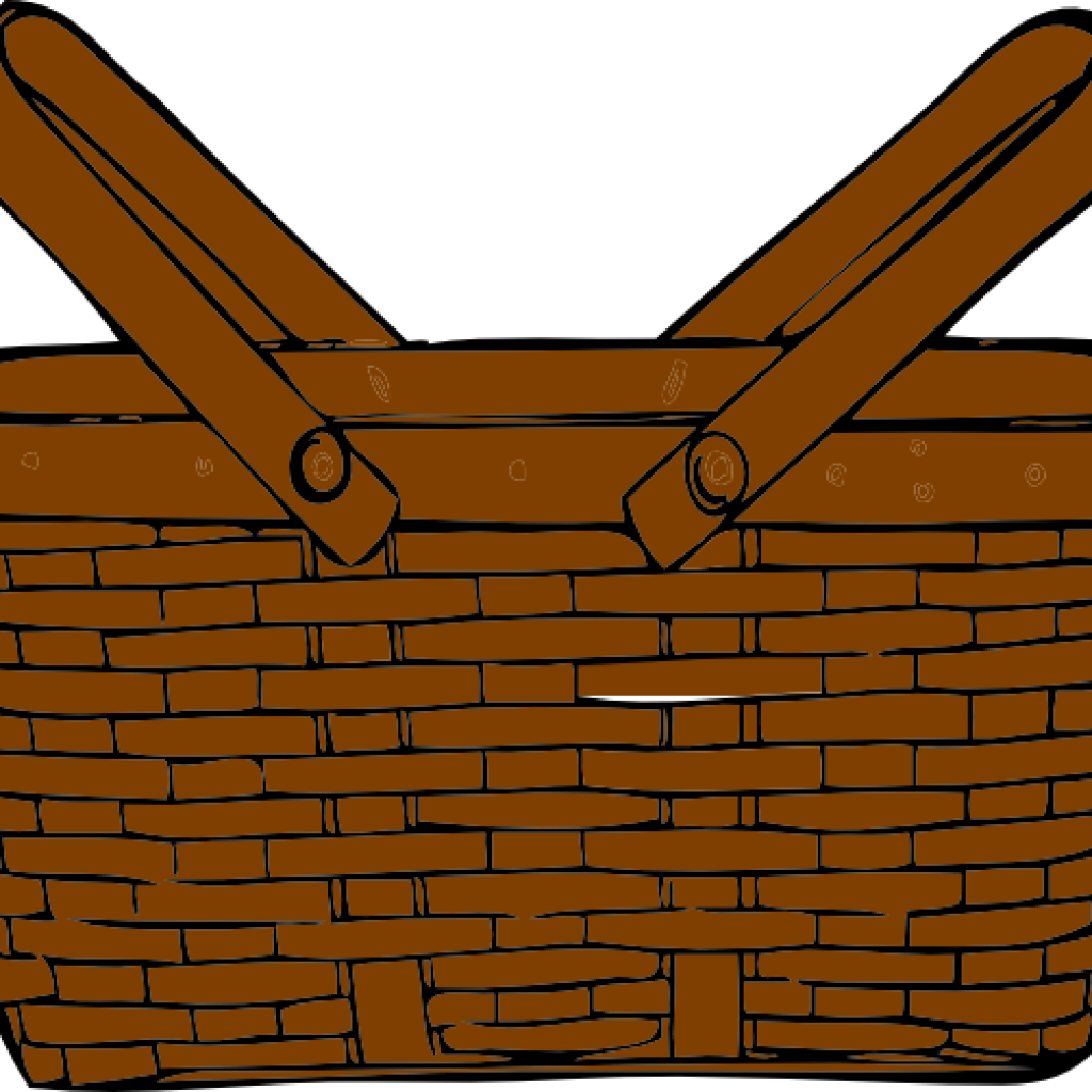 Basket Clipart Basket Clip Art At Clker Vector Clip - Empty Fruit Basket Clipart (1024x1024)