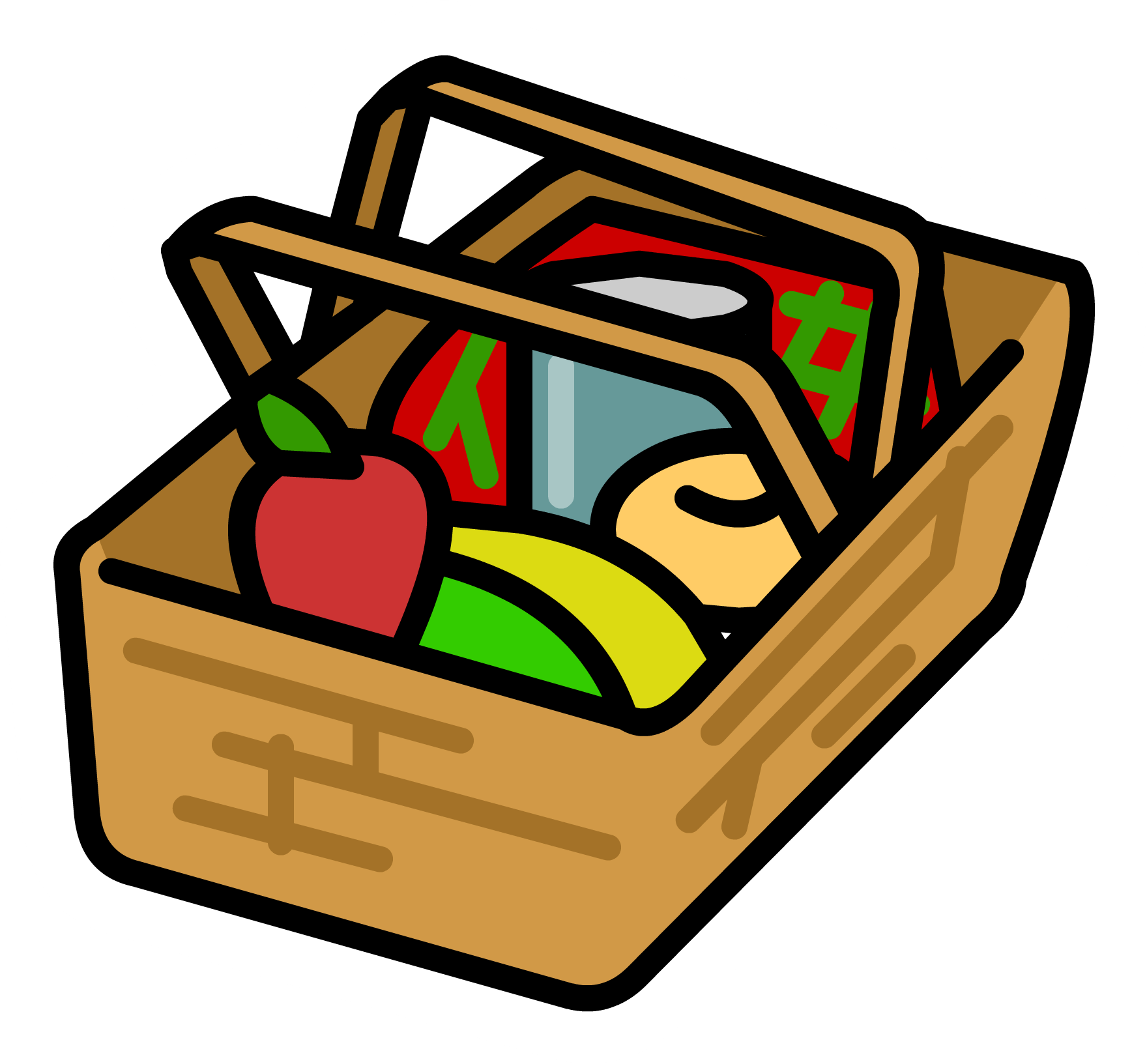 Picnic Basket Clipart - Picnic Basket Clip Art (1760x1633)