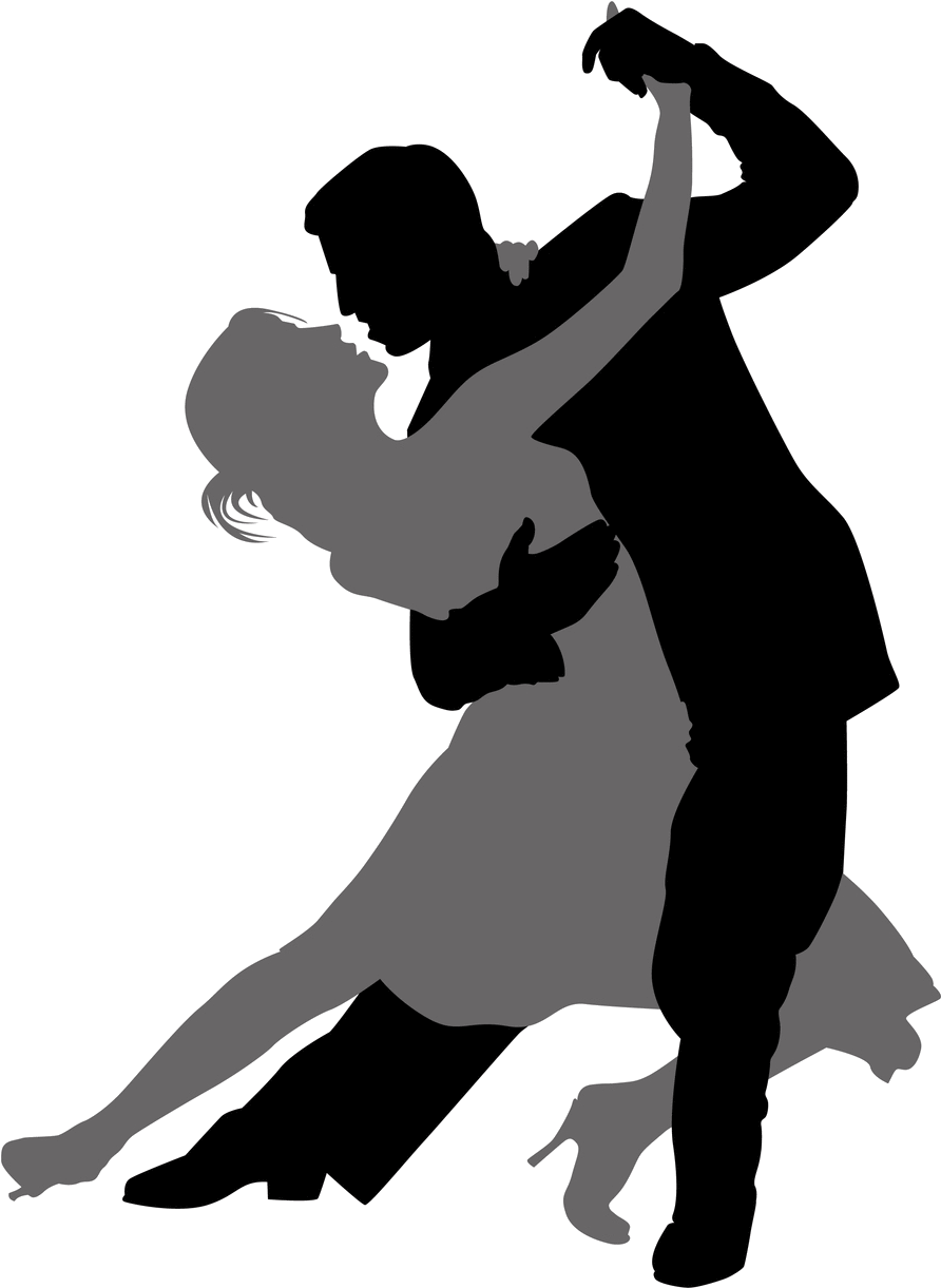 Dancing Clipart Quickstep - Man And Woman Dancing (1000x1250)