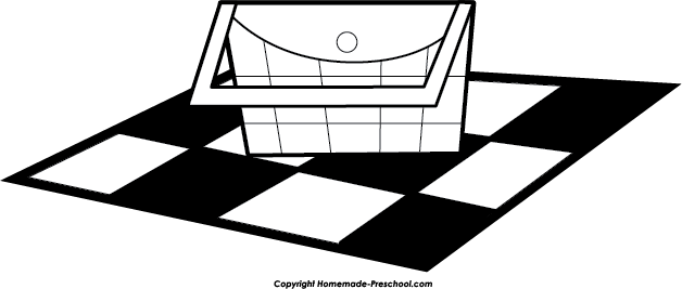 Picnic Basket Free Picnic Clipart - Free Black And White Picnic Clipart (628x267)