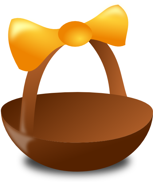 Easter Basket Clipart Png (498x597)
