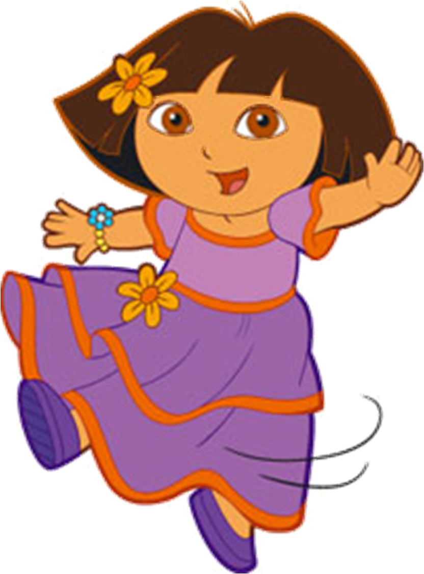 Dora Dance - Perler Bead Patterns Dora The Explorer (832x1127)